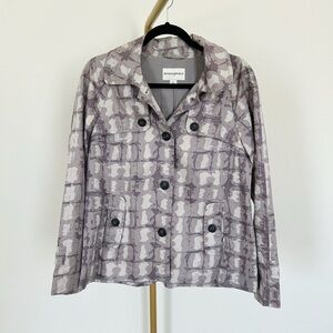 Banana Republic Gray 100% Cotton Jacket - Size M